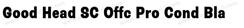 Good Head SC Offc Pro Cond Black字体转换